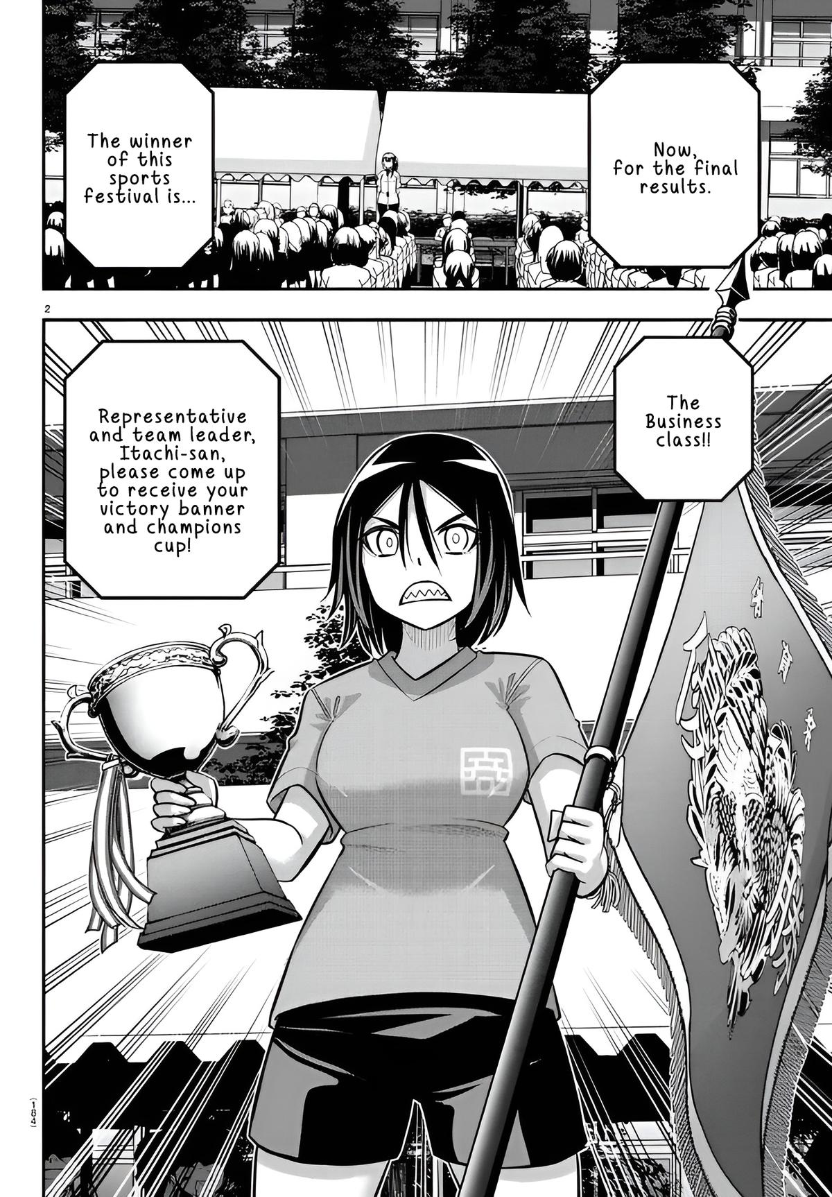Yankee High School Girl Kuzuhana-chan, Chapter 238 image 02